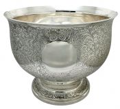 Birks Vintage Large Sterling Silver Presentation/Punch Bowl