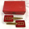 Vintage Miniature Brush and Mirror Set