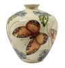 Moorcroft Butterfly Vase Designed By Rachel Bishop