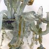 Vintage Murano Glass 5 Light Candelabra