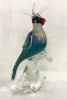 Vintage Murano Glass Parrot, Italian circa 1960s