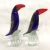 Vintage Murano Glass Toucans, Italy circa 1960s