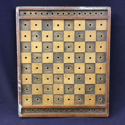 Vintage Pegged Games Board