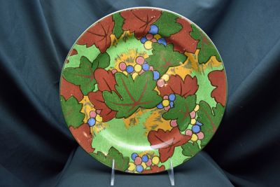 Vintage Royal Doulton Leaves and Berries Rack Plate