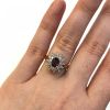 Vintage Ruby and Diamond Engagment Ring