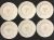 Vintage Spode “Wild Flowers” Hand Painted Luncheon Plates