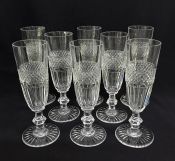 Vintage St. Louis Crystal Champagne Flutes