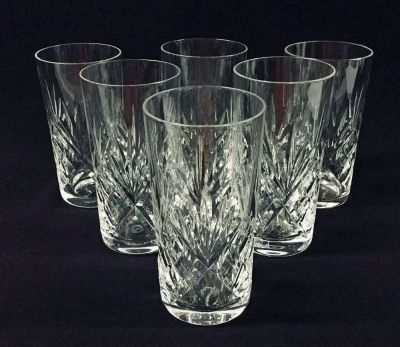 Vintage St. Louis Crystal Highball Glasses