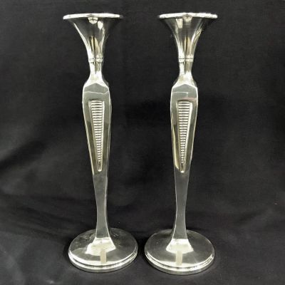 Vintage Sterling Silver Candlesticks