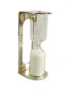 Vintage Sterling Silver Glass Timer