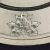 Vintage Sterling Silver Hammered Finish Salver