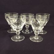 Vintage Stuart Crystal Sherry Glasses
