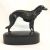 Theodor Ullman Vintage Bronze Sculpture of a Wolfhound 
