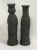 Vintage Wedgwood Black Basalt Chess Pieces