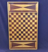 Vintage Mahogany & Curly Maple Games Board