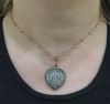 Vintage Diamond Heart Pendant