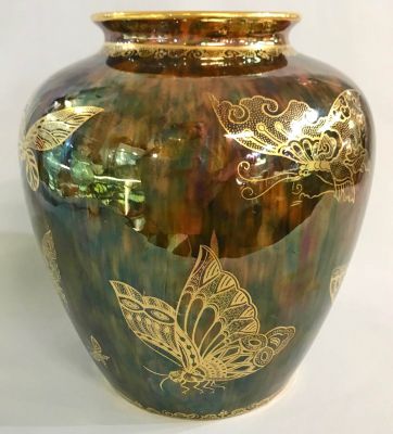 Wedgwood Butterfly Lustre Vase, circa 1920s