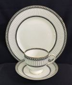 Wedgwood “Colonnade Black” Dinner Service Pattern R4340