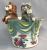 Whimsical Meissen Jardiniere Of Two Dogs In A Basket