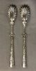 William Hutton and Sons English Sterling Silver Salad Servers