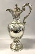 William IV Sterling Silver Claret Jug, Hallmarked London 1833