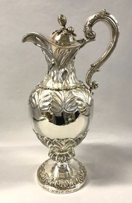 William IV Sterling Silver Claret Jug, Hallmarked London 1833