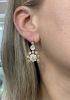 Antique Diamond Floral Earrings