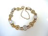 Vintage 9.17ct Moonstone 14kt Bracelet