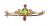 Antique 1.35ct Peridot 15kt Brooch