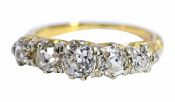 Antique 1.36ct Diamond 18kt Ring