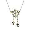 Birks Antique 1.42ct Peridot 14kt Necklace