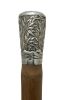 Antique Chinese Export Silver Topped Bamboo Walking Stick