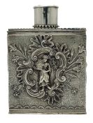 Antique Dutch 833 Fine Silver Tea Caddy, Cornelius Schoonhoven, Dated 1883