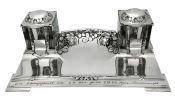 Antique German Double Inkwell