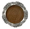 Antique Silver Plate Wine Bottle Coasters