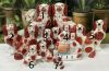 Antique Staffordshire King Charles Spaniels