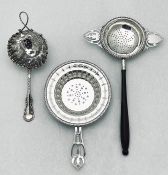 Antique Sterling Silver Tea Strainers