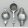 Antique Sterling Silver Tea Strainers
