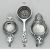 Antique Sterling Silver Tea Strainers