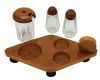 Art Deco Bakelite Condiment Set