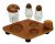 Art Deco Bakelite Condiment Set