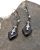 Art Deco Diamond and Black Onyx Platinum Earrings