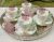 Art Deco Hand Painted Paragon Demi-tassé Cups & Saucers