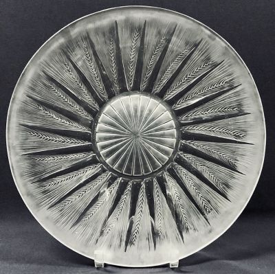 Art Deco R. Lalique Epis Plate circa 1921-45