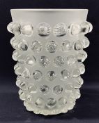Art Deco R. Lalique Mossi Vase Model 1088, circa 1933-45