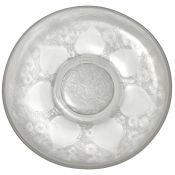 Art Deco R. Lalique Vases Plate Model 3242 circa 1924-45