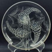 Art Deco R. Lalique Veronique Bowl, Model 397, circa 1928-45