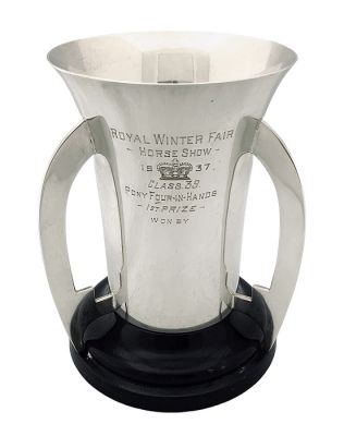 Art Deco Royal Winter Fair Horse Show Trophy 1937