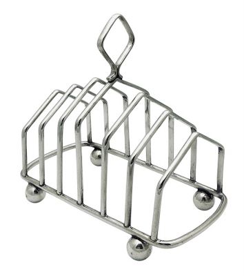 Art Deco Silver Plate Toast Rack