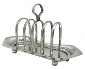 Art Deco Silver Plate Toast Rack